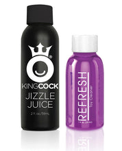 Load image into Gallery viewer, King Cock 8" Squirting Cock W-balls - Tan