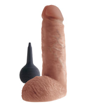 Load image into Gallery viewer, King Cock 8" Squirting Cock W-balls - Tan