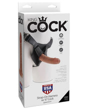 Load image into Gallery viewer, King Cock Strap-on Harness W-6" Cock - Tan