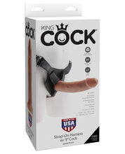 Load image into Gallery viewer, King Cock Strap-on Harness W-9" Cock - Tan