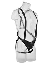 Load image into Gallery viewer, King Cock 10" Hollow Strap On Suspender System - Tan