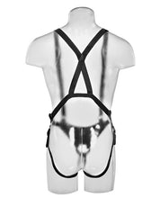 Load image into Gallery viewer, King Cock 10" Hollow Strap On Suspender System - Tan