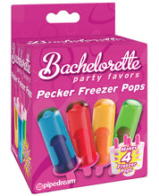 Load image into Gallery viewer, Bachelorette Party Favors Pecker Freezer Pops - Box Of 4