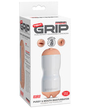 Load image into Gallery viewer, Pipedream Extreme Toyz Tight Grip Dual Density Squeezable Strokers - Pussy &amp; Mouth