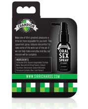 Load image into Gallery viewer, Sir Richard's Champion Oral Sex Spray - Spearmint 1 Fl. Oz
