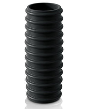 Load image into Gallery viewer, Sir Richards Control Ribbed Silicone Erection Enhancer - Black
