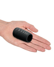 Load image into Gallery viewer, Sir Richards Control Tapered Silicone Erection Enhancer - Black