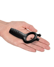Load image into Gallery viewer, Sir Richards Control Vibrating Silicone Super C-ring - Black