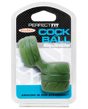 Load image into Gallery viewer, Perfect Fit Silaskin Cock &amp; Ball Ring - Green