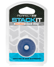 Load image into Gallery viewer, Perfect Fit Stackit Cock Ring - Blue