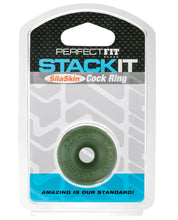 Load image into Gallery viewer, Perfect Fit Stackit Cock Ring - Green