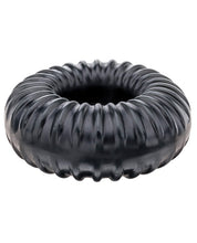 Load image into Gallery viewer, Perfect Fit Ribbed Ring - Black