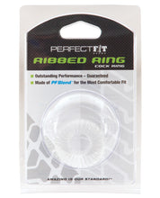 Load image into Gallery viewer, Perfect Fit Ribbed Ring - Clear