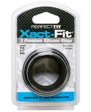 Load image into Gallery viewer, Perfect Fit Xact Fit 3 Ring Kit S-m-l - Black