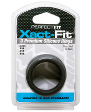 Load image into Gallery viewer, Perfect Fit Xact Fit 3 Ring Kit S-m - Black