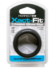 Load image into Gallery viewer, Perfect Fit Xact Fit 3 Ring Kit M-l - Black