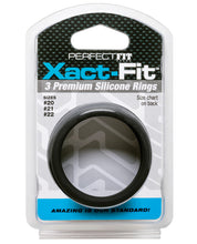 Load image into Gallery viewer, Perfect Fit Xact Fit 3 Ring Kit L-xl - Black