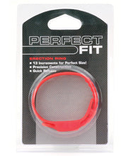 Load image into Gallery viewer, Perfect Fit Speed Shift 17 Adjustments Cock Ring - Red