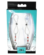 Load image into Gallery viewer, Bijoux De Nip Nipple Halos Heart Charm - Red-clear