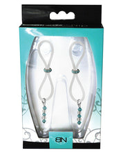 Load image into Gallery viewer, Bijoux De Nip Nipple Halos Turquoise Gem Slider - Turquoise-clear