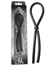 Load image into Gallery viewer, Bolo Silicone Band Lasso W-black Gems - Black