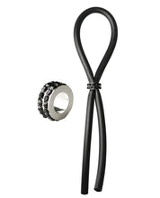 Load image into Gallery viewer, Bolo Silicone Band Lasso W-black Gems - Black
