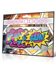 Load image into Gallery viewer, Peekaboos Wham-bam Superhero Pasties - 2 Pair