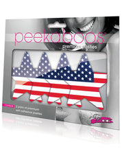 Load image into Gallery viewer, Peekaboos Stars &amp; Stripes Pasties - 2 Pairs
