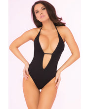 Load image into Gallery viewer, Pink Lipstick Shameless Seamless Teddy Black M-l