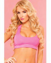 Load image into Gallery viewer, Pink Lipstick Sweat No Nonsense Support W-secret Pocket &amp; Removable Pads Pink Lg
