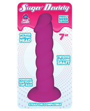 Load image into Gallery viewer, Rock Candy Suga-daddy 7" Dildo - Purple
