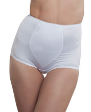 Load image into Gallery viewer, Rago Shapewear Rear Shaper Panty Brief Light Shaping W-removable Contour Pads White Md