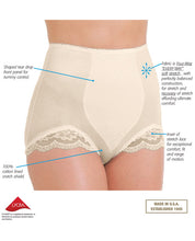 Load image into Gallery viewer, Rago Shapewear Panty Brief Light Shaping Beige 5x