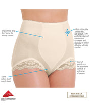 Load image into Gallery viewer, Rago Shapewear Panty Brief Light Shaping Beige Sm