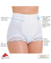 Load image into Gallery viewer, Rago Shapewear Panty Brief Light Shaping White 6x