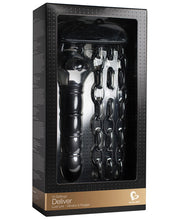 Load image into Gallery viewer, Lust Linx Deliver Silicone Flail - 10 Speed Black