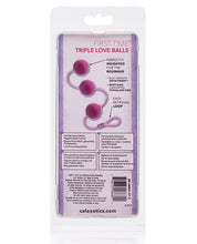 Load image into Gallery viewer, First Time Love Balls Triple Lover - Pink