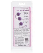 Load image into Gallery viewer, First Time Love Balls Triple Lover - Purple