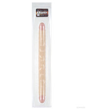 Load image into Gallery viewer, 17" Slim Jim Duo Veined Super Slim Double Dong - Ivory