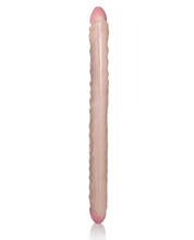 Load image into Gallery viewer, 17" Slim Jim Duo Veined Super Slim Double Dong - Ivory