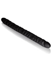 Load image into Gallery viewer, 17" Slim Jim Duo Veined Super Slim Double Dong - Black