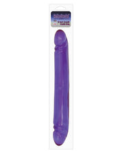Load image into Gallery viewer, 12" Reflective Gel Smooth Double Dong - Lavender