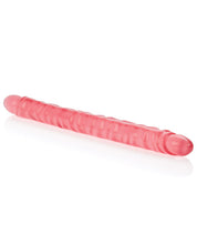 Load image into Gallery viewer, 17" Slim Jim Duo Veined Super Slim Dong - Translucence Gel