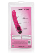 Load image into Gallery viewer, Hot Pinks Curved Jelly Vibrating 8" Dildo
