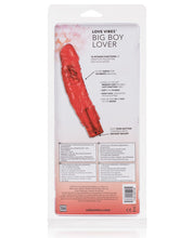 Load image into Gallery viewer, Love Vibes Big Boy Lover Vibrating Dildo - Red