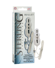 Load image into Gallery viewer, Sterling Bullet Triple Tiered Silver Bullet