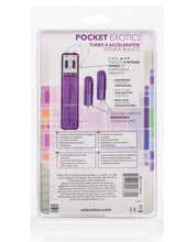 Load image into Gallery viewer, Pocket Exotics Turbo 8 Accelerator Double Bullets - Purple