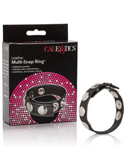 Load image into Gallery viewer, Adonis Leather Collection Ares 5 Snap Adjustable Strap