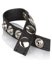 Load image into Gallery viewer, Adonis Leather Collection Ares 5 Snap Adjustable Strap