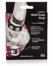 Load image into Gallery viewer, Adonis Leather Collection Ares 5 Snap Adjustable Strap